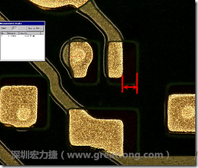 其他零件的防焊層印刷偏移,造成焊墊大小不一的現象。